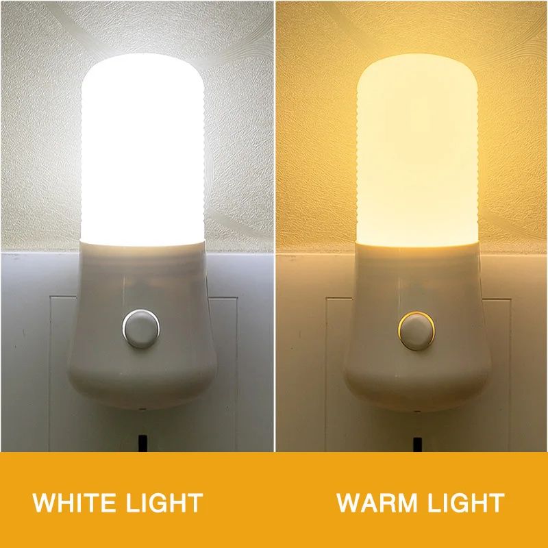 Plug In LED Night Light With Switch 2