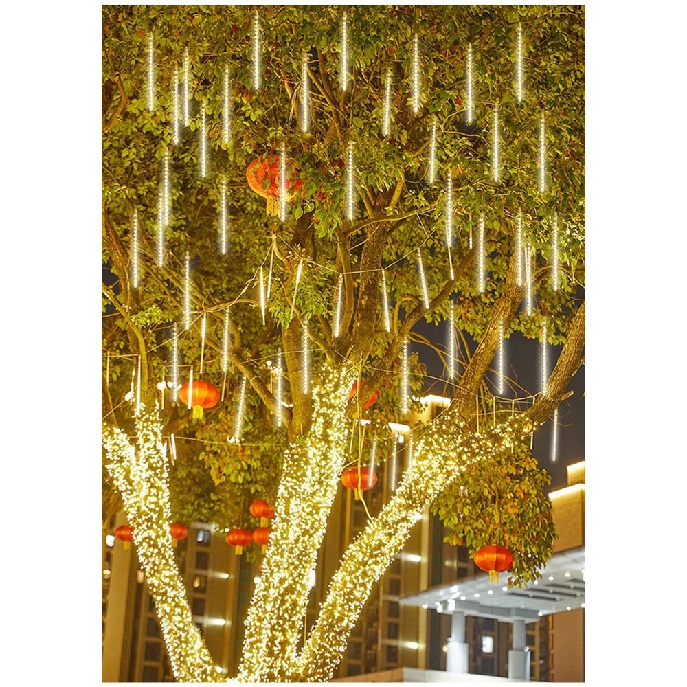 LED Meteor Shower String Lights EU Plug 11