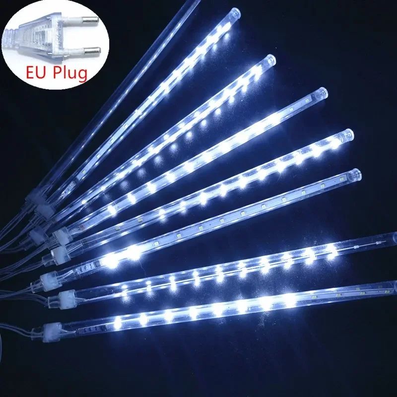 LED Meteor Shower String Lights EU Plug 13