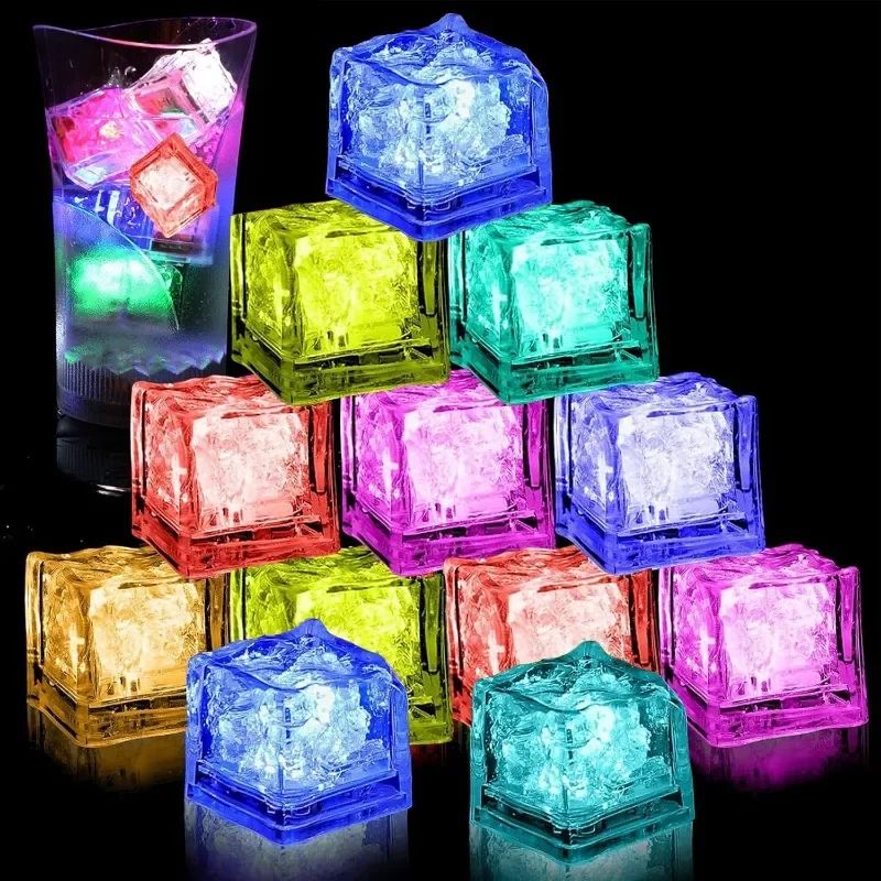 LED Color Changing Luminous Ice Cubes Set 0