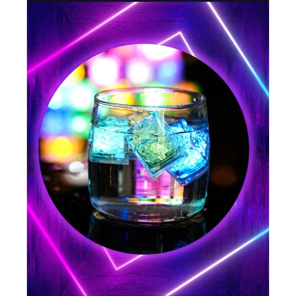 LED Color Changing Luminous Ice Cubes Set 7