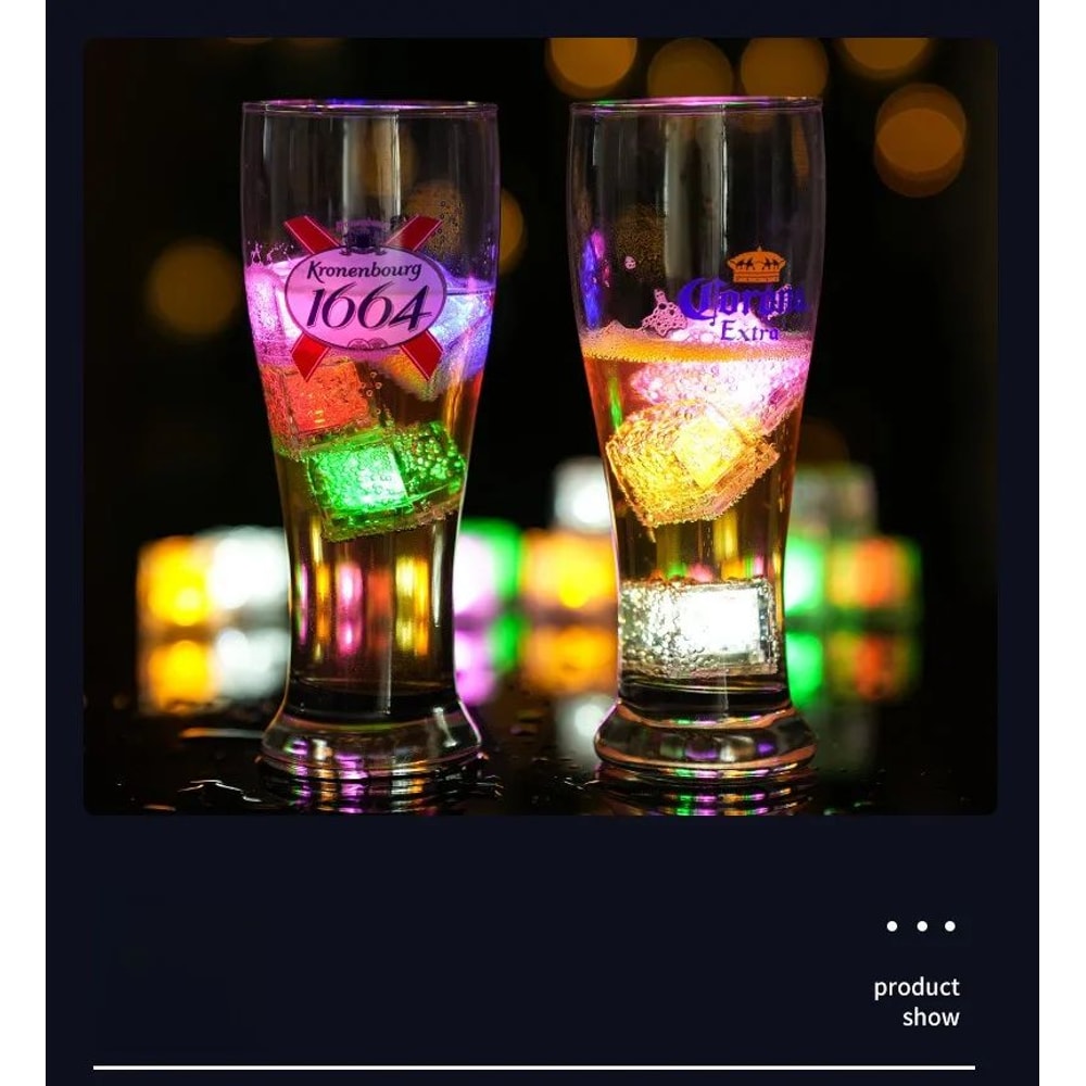 LED Color Changing Luminous Ice Cubes Set 11