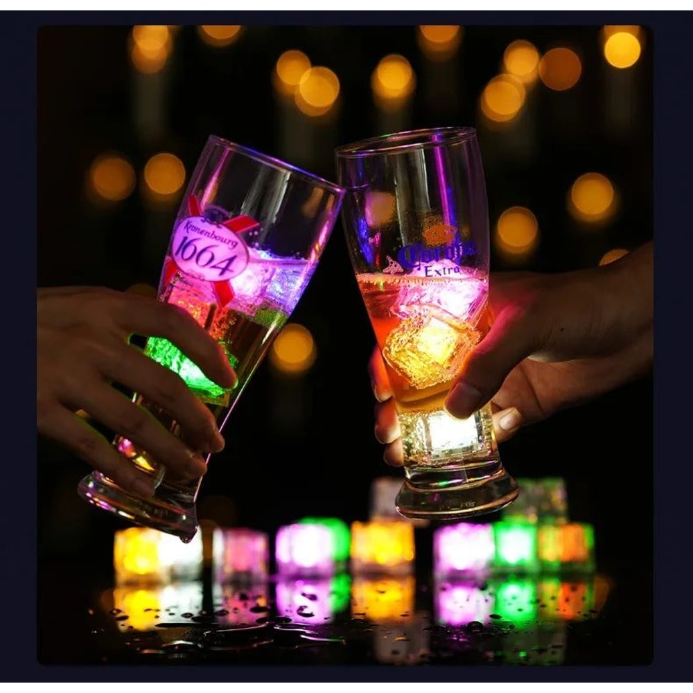 LED Color Changing Luminous Ice Cubes Set 13