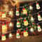 Christmas Santa Snowman LED String Lights 4