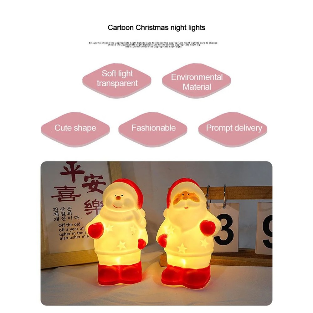 Cute Christmas LED Night Light Lamp 7