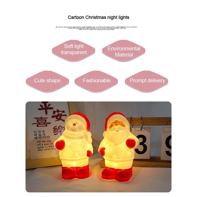 Cute Christmas LED Night Light Lamp 7
