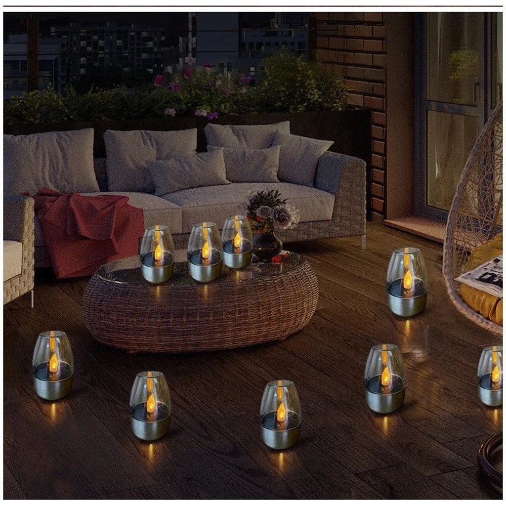 Solar LED Flameless Candle Light 7