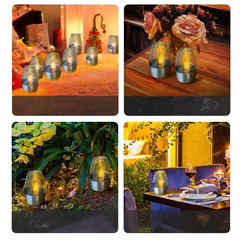 Solar LED Flameless Candle Light 9