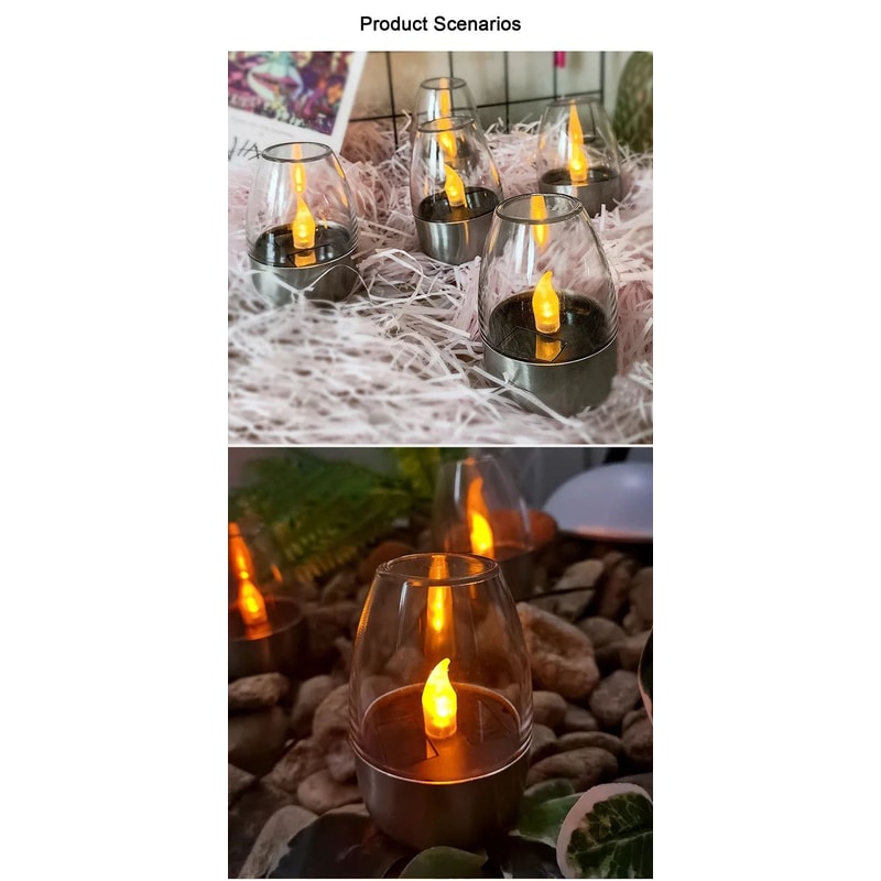 Solar LED Flameless Candle Light 10