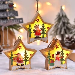 led christmas tree pendant night light
