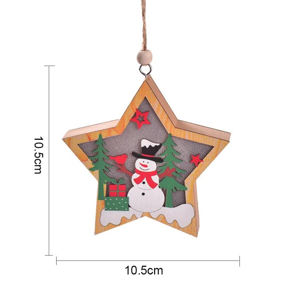 LED Christmas Tree Pendant Night Light 12