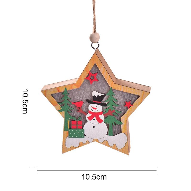 LED Christmas Tree Pendant Night Light 12