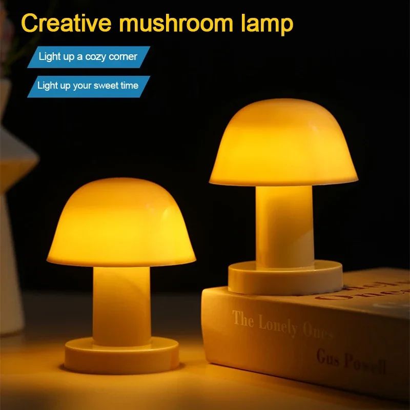 Mini Mushroom LED Night Light Lamp 2