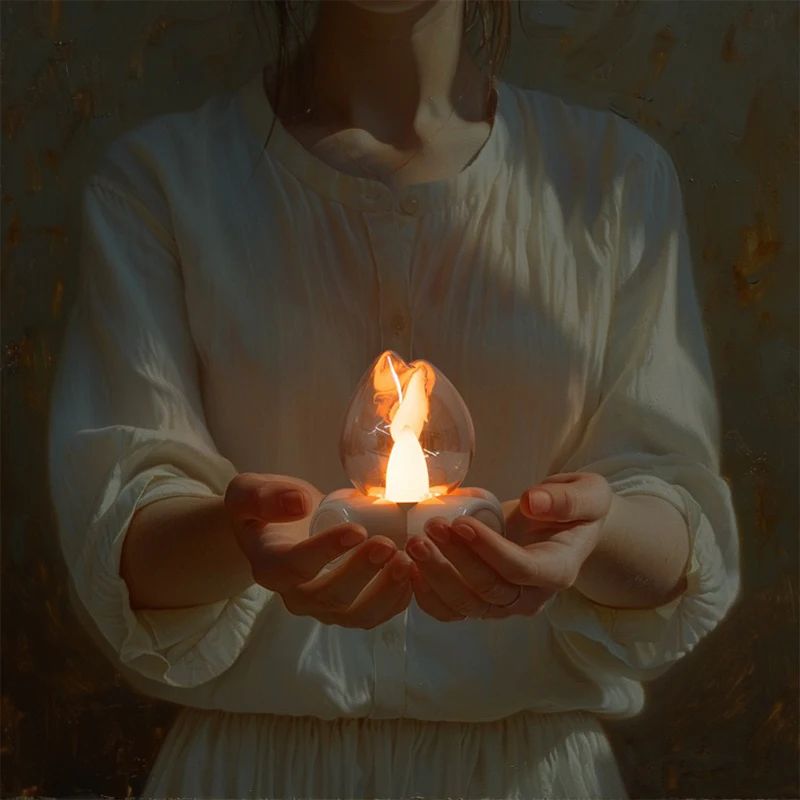 LED Flame Effect Mood Light Bulb 1