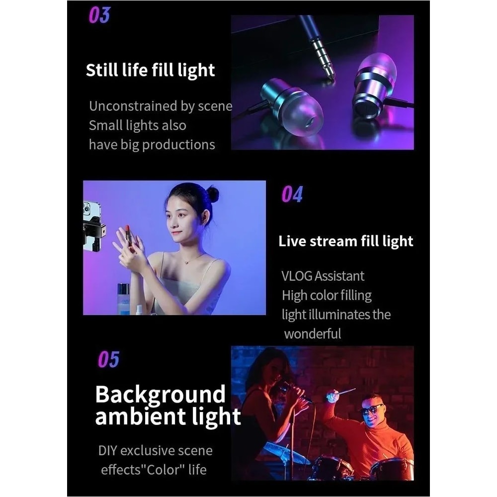 Portable Clip On LED Fill Light 11