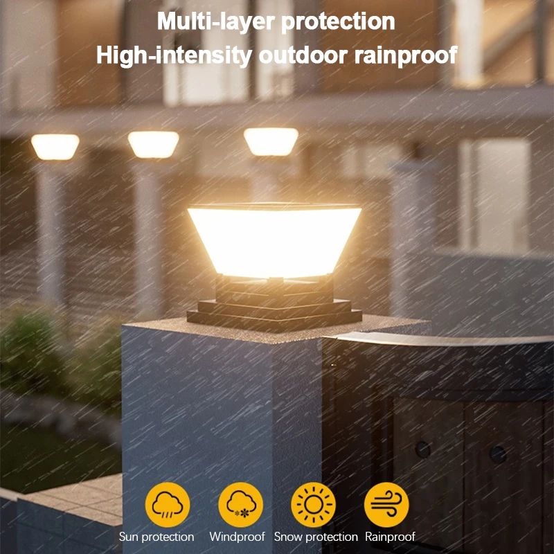 Solar Post Cap Garden LED Light 2
