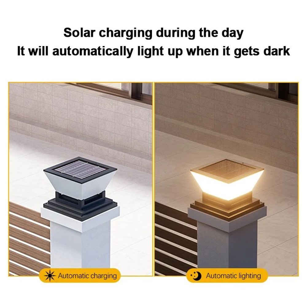 Solar Post Cap Garden LED Light 4