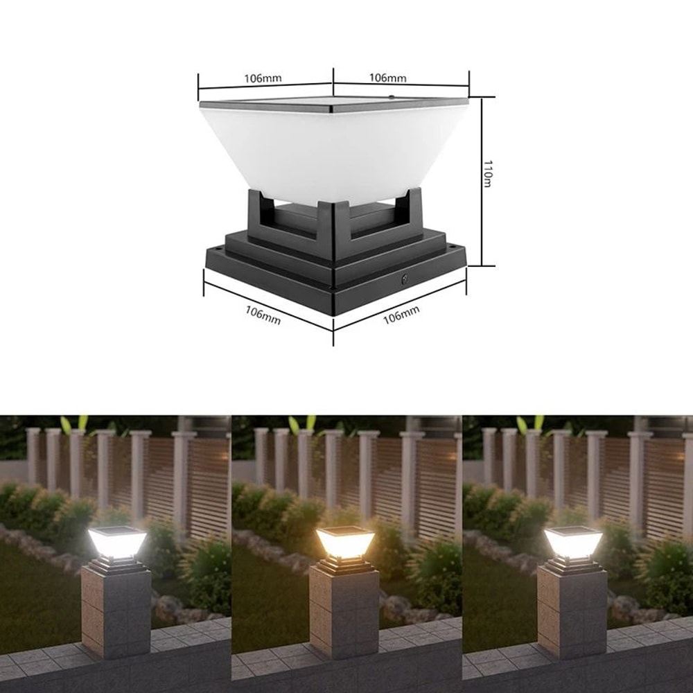 Solar Post Cap Garden LED Light 10