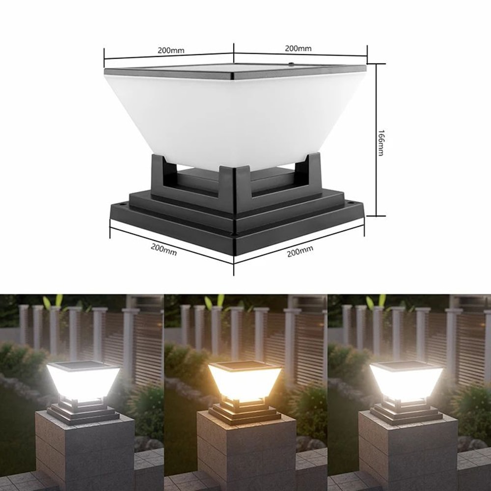 Solar Post Cap Garden LED Light 12