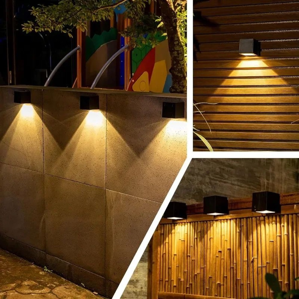 Modern Solar Square Wall LED Light 1