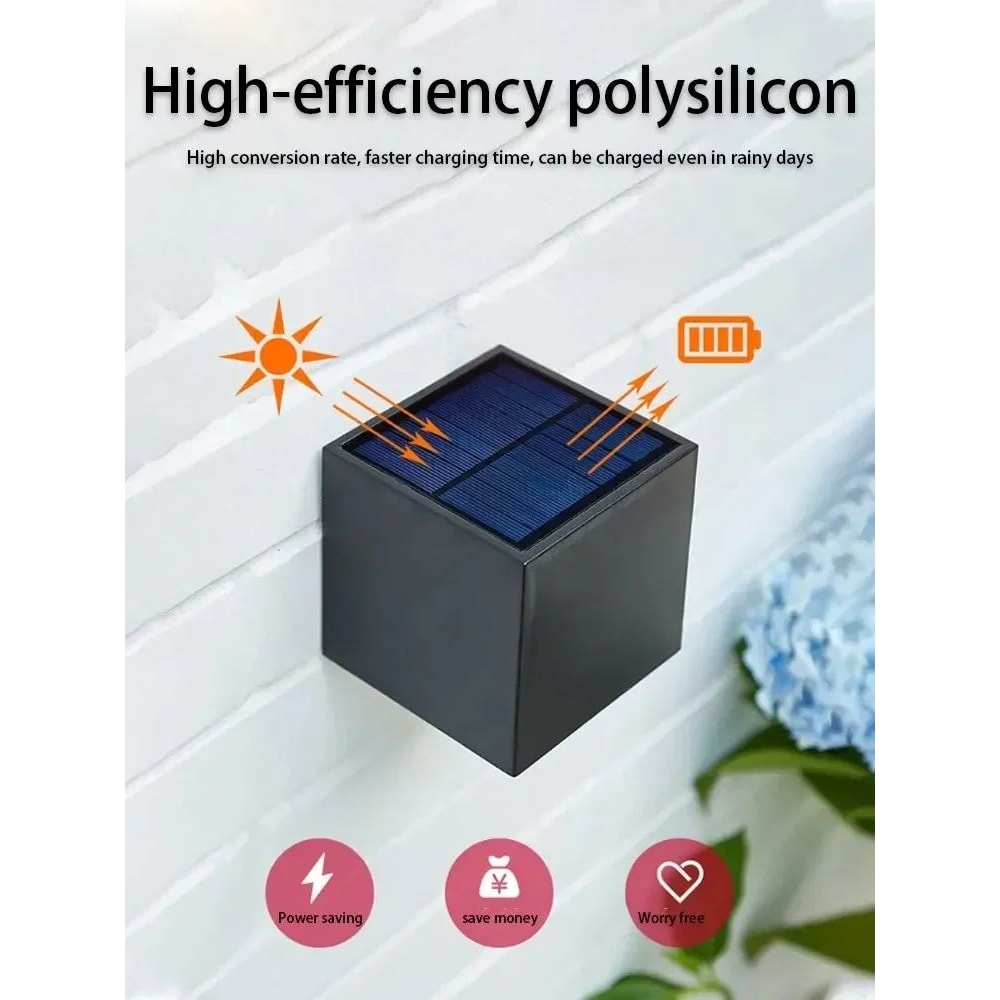 Modern Solar Square Wall LED Light 7