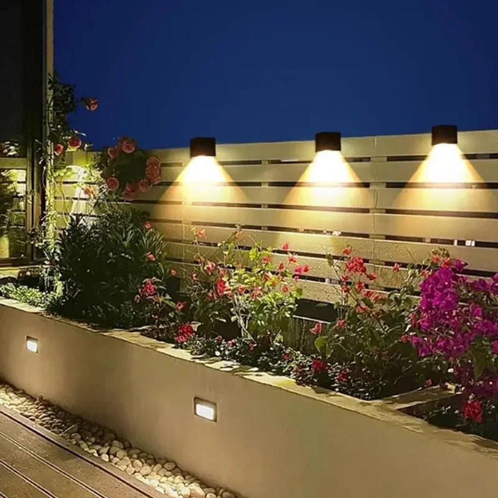Modern Solar Square Wall LED Light 15