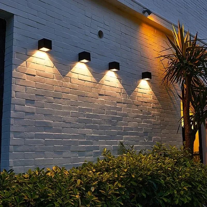 Modern Solar Square Wall LED Light 16