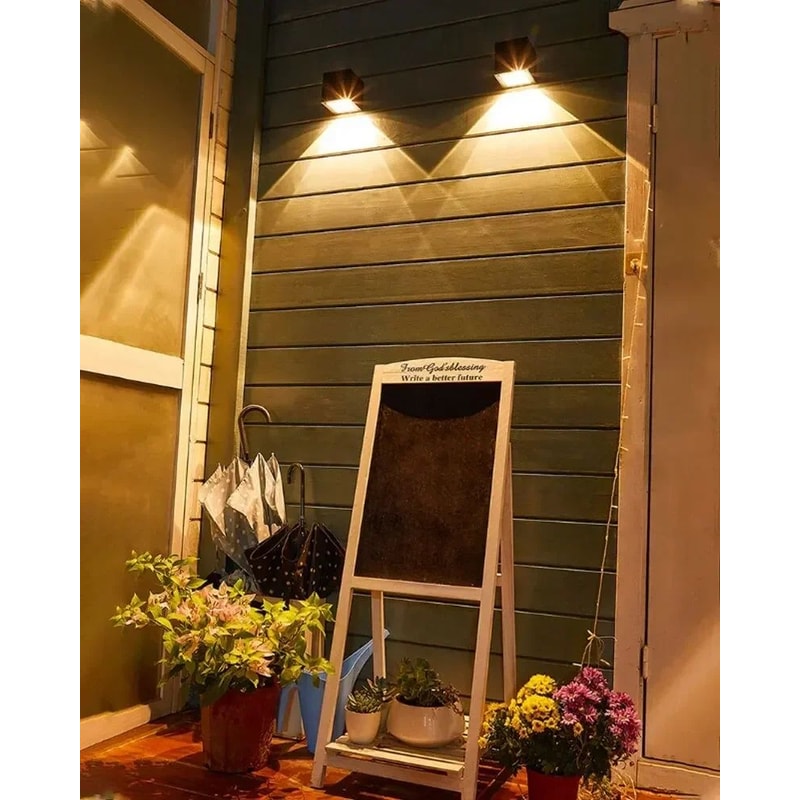 Modern Solar Square Wall LED Light 17