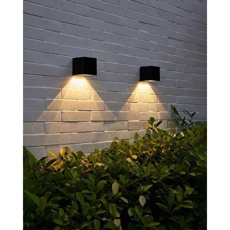 Modern Solar Square Wall LED Light 19