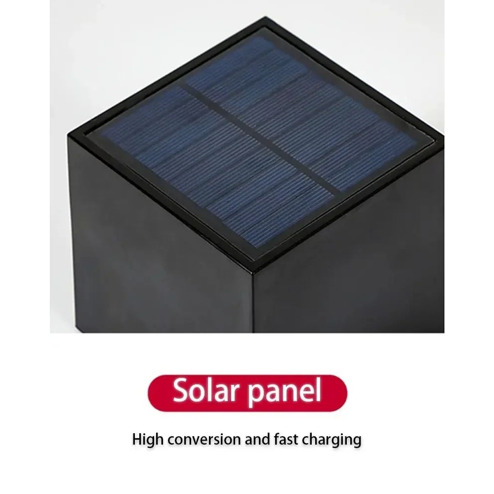Modern Solar Square Wall LED Light 12