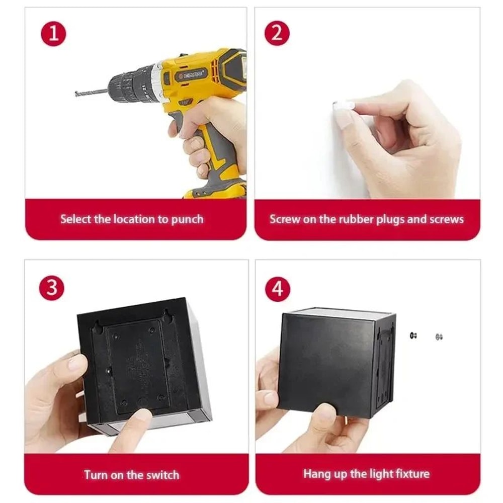 Modern Solar Square Wall LED Light 13