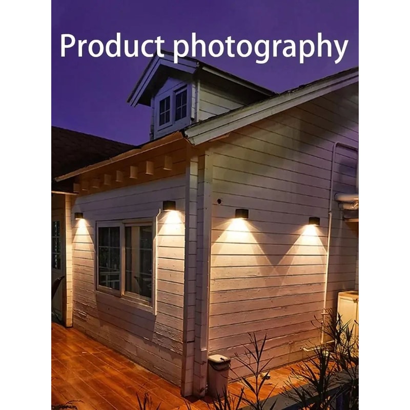 Modern Solar Square Wall LED Light 14