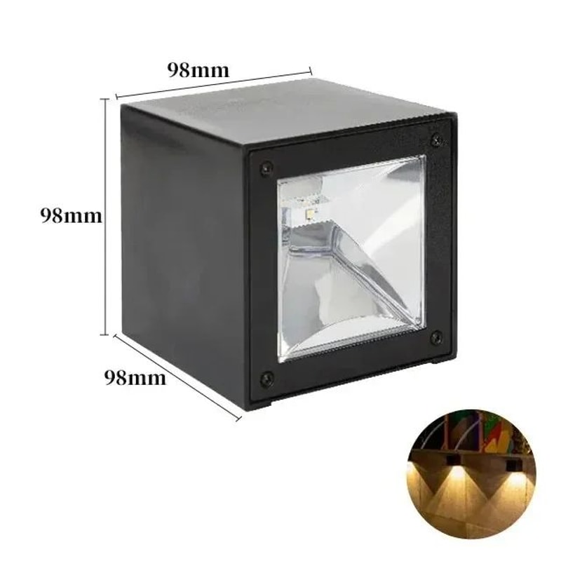 Modern Solar Square Wall LED Light 20