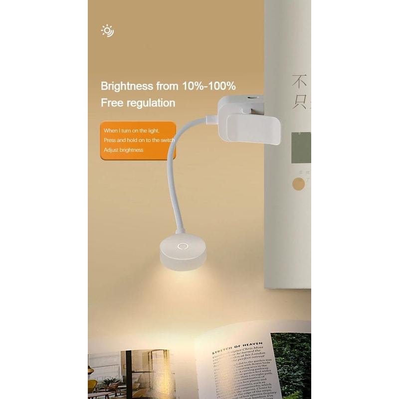 Mini Clip LED Reading Table Lamp 7