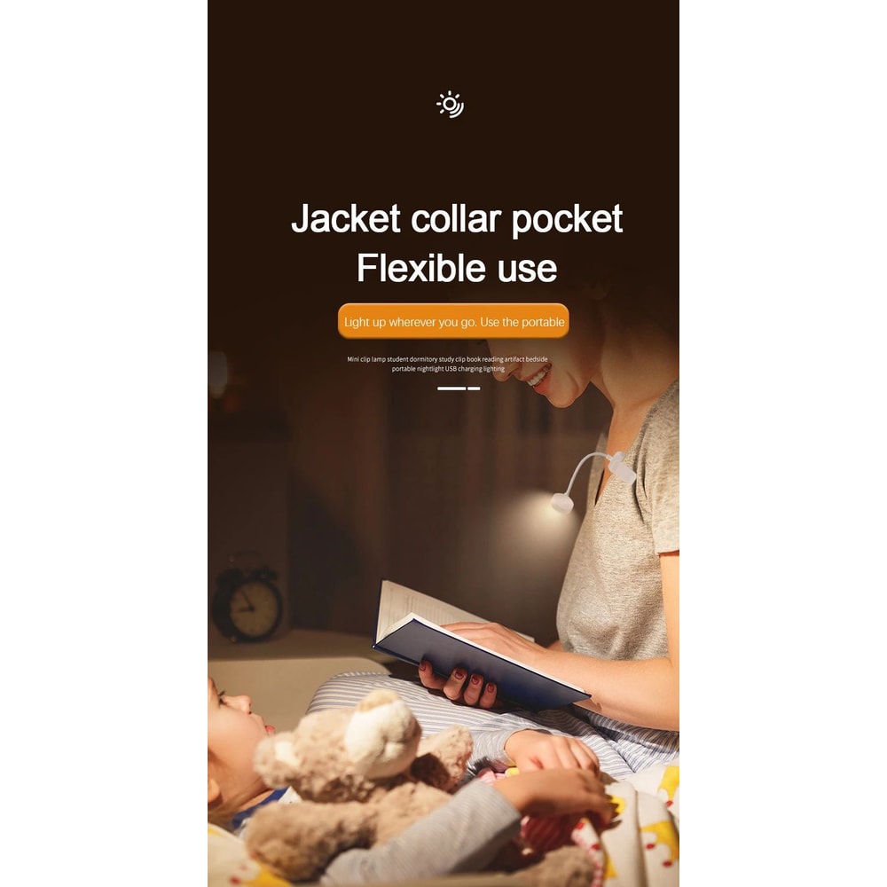 Mini Clip LED Reading Table Lamp 9