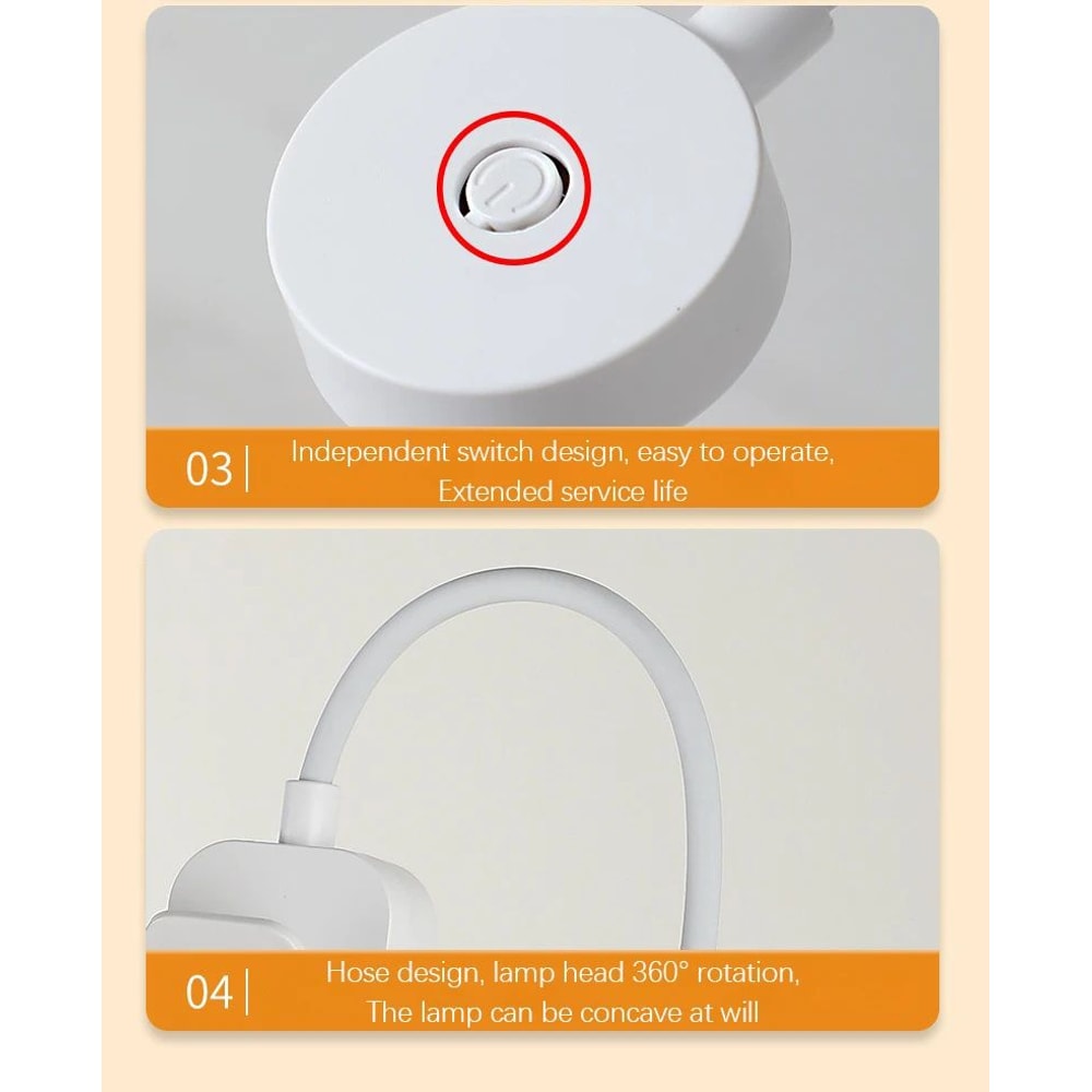 Mini Clip LED Reading Table Lamp 13