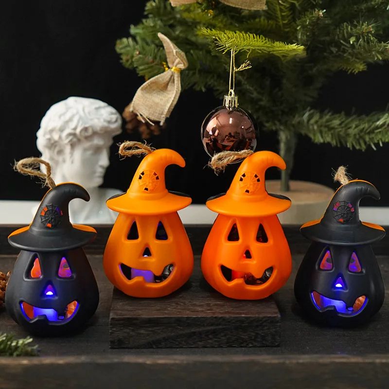 Halloween Pumpkin Skull LED Night Lantern 2