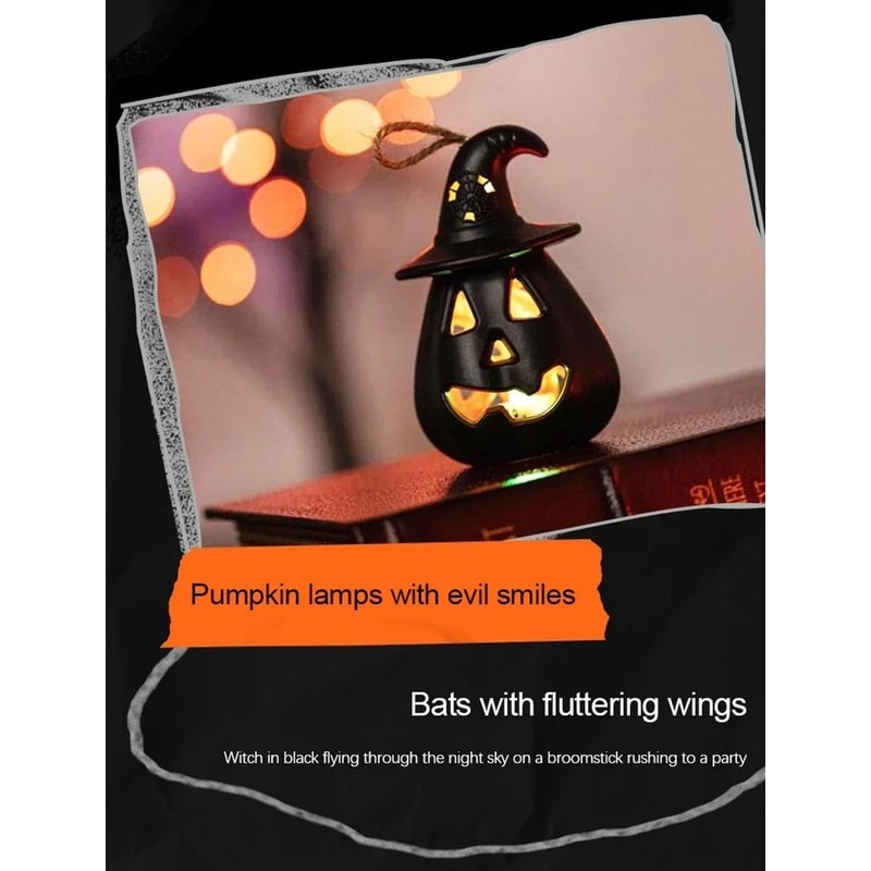 Halloween Pumpkin Skull LED Night Lantern 6