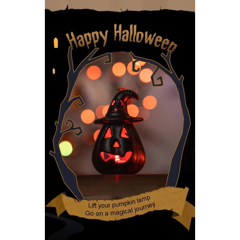 Halloween Pumpkin Skull LED Night Lantern 8