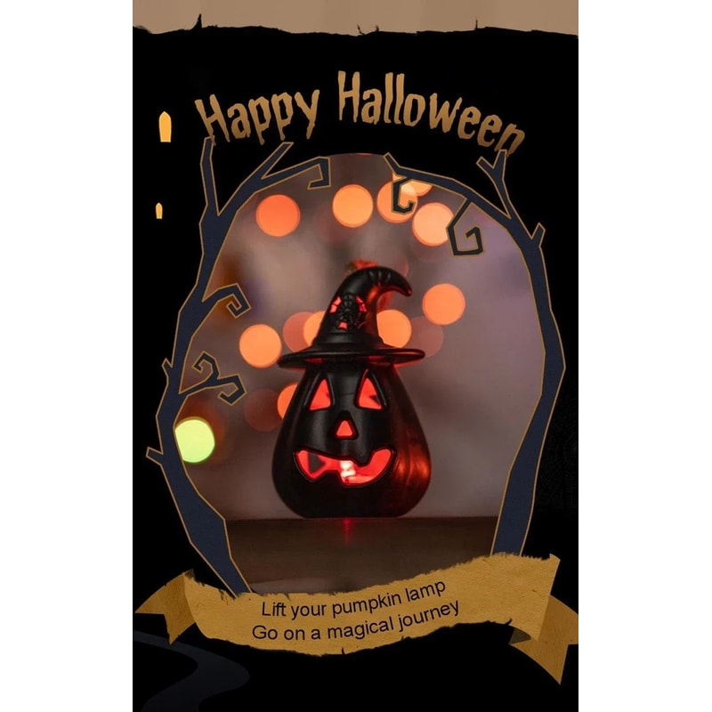 Halloween Pumpkin Skull LED Night Lantern 8