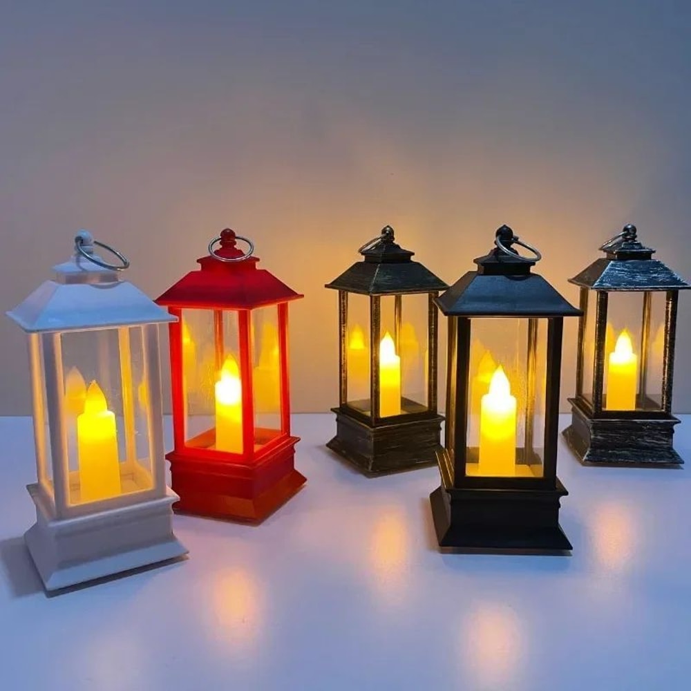 Vintage LED Oil Lamp Night Light 0