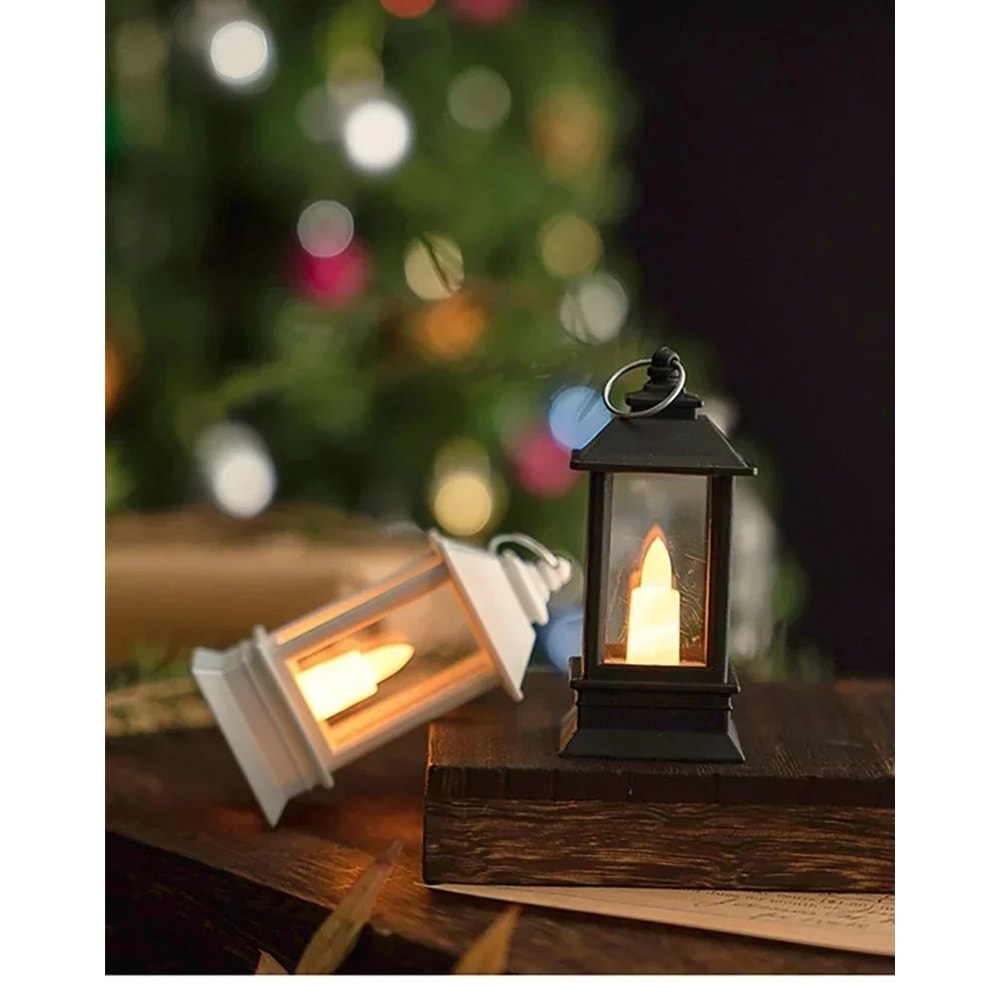 Vintage LED Oil Lamp Night Light 5