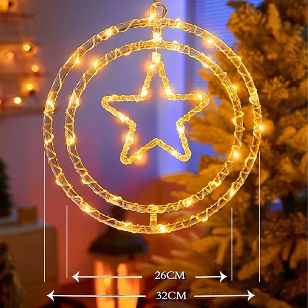 LED Christmas Figure Hanging Lights 4