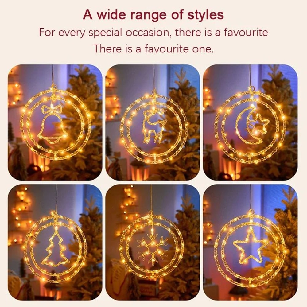LED Christmas Figure Hanging Lights 5