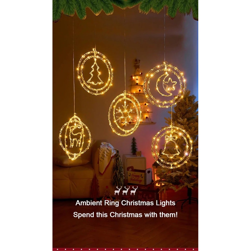 LED Christmas Figure Hanging Lights 6