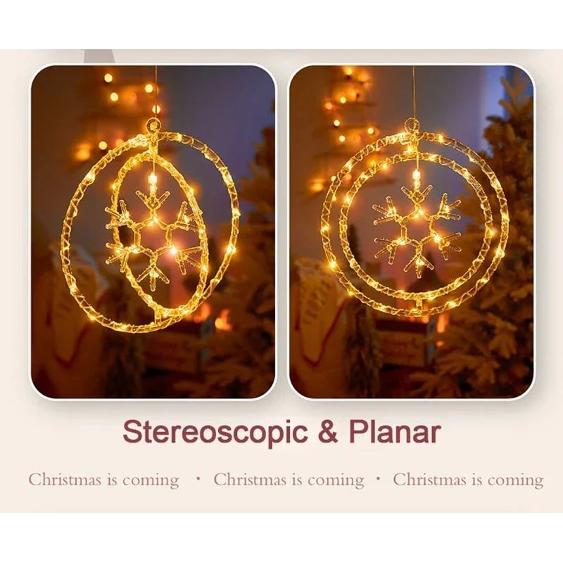 LED Christmas Figure Hanging Lights 7