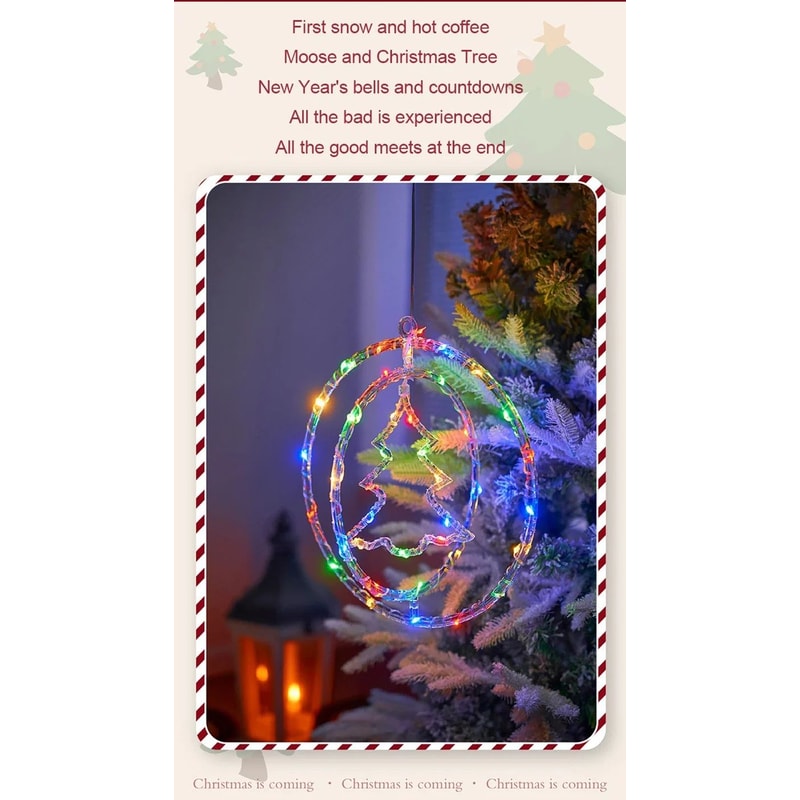 LED Christmas Figure Hanging Lights 8