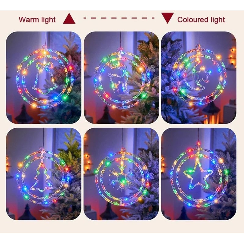 LED Christmas Figure Hanging Lights 10