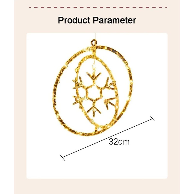 LED Christmas Figure Hanging Lights 11