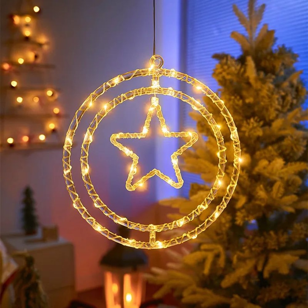 LED Christmas Figure Hanging Lights 18